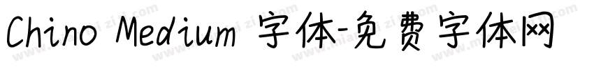 Chino Medium 字体字体转换